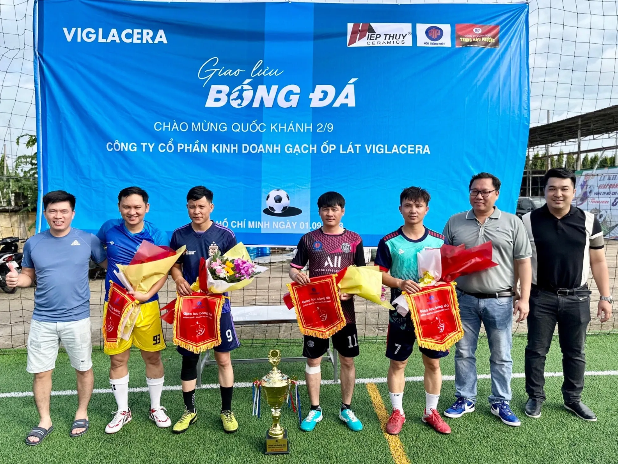 GIAO LƯU BÓNG ĐÁ CHÀO MỪNG QUỐC KHÁNH 2/9