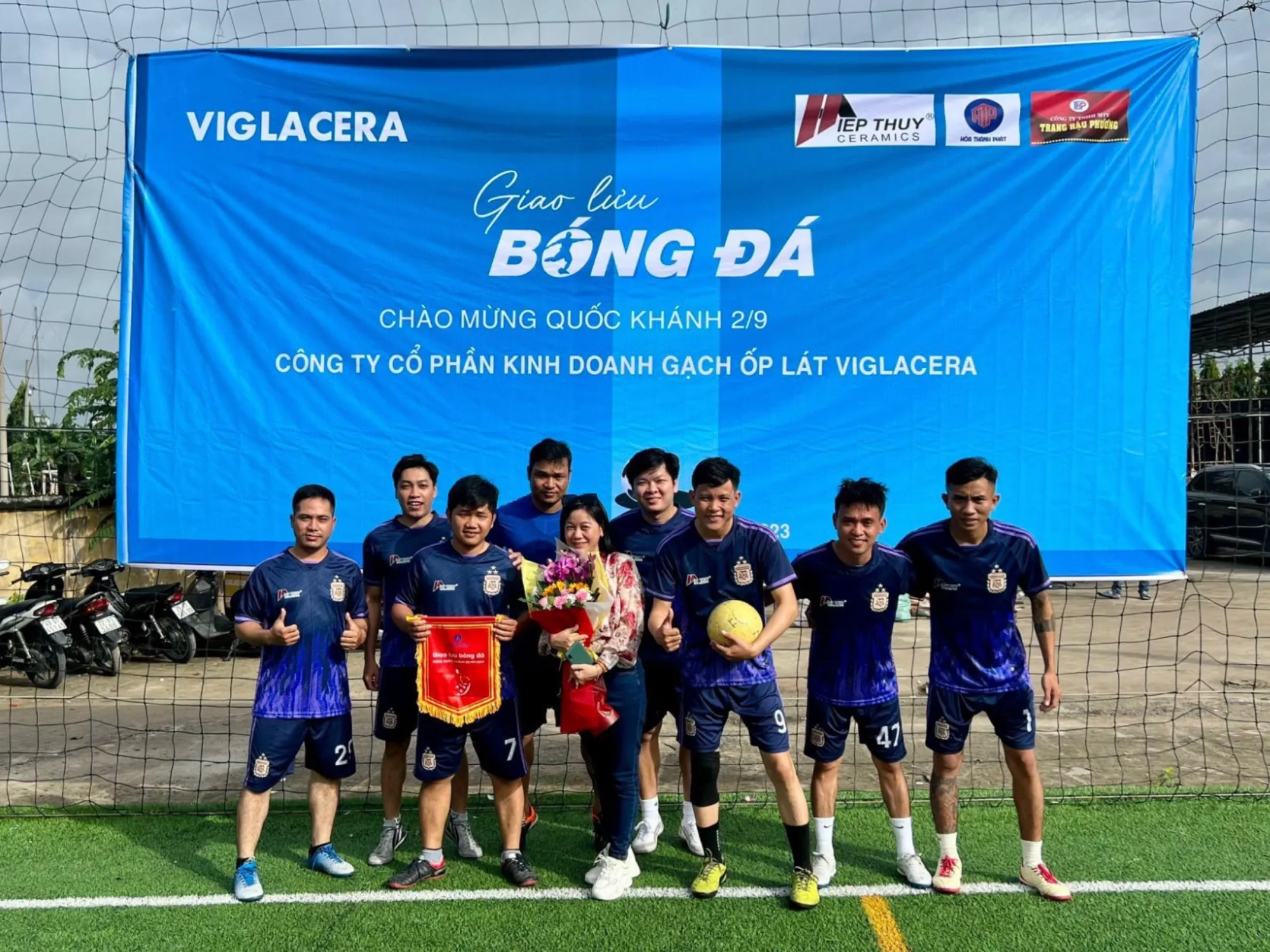 GIAO LƯU BÓNG ĐÁ CHÀO MỪNG QUỐC KHÁNH 2/9