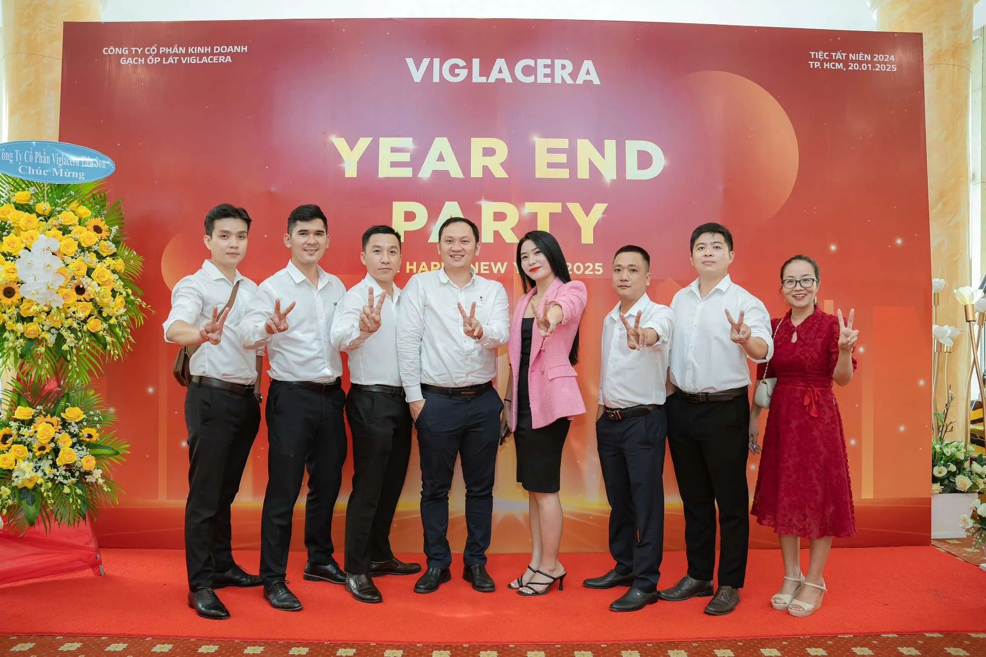 VIGLACERA MIỀN NAM TƯNG BỪNG TỔ CHỨC TIỆC TẤT NIÊN MỪNG XUÂN ẤT TỴ 2025