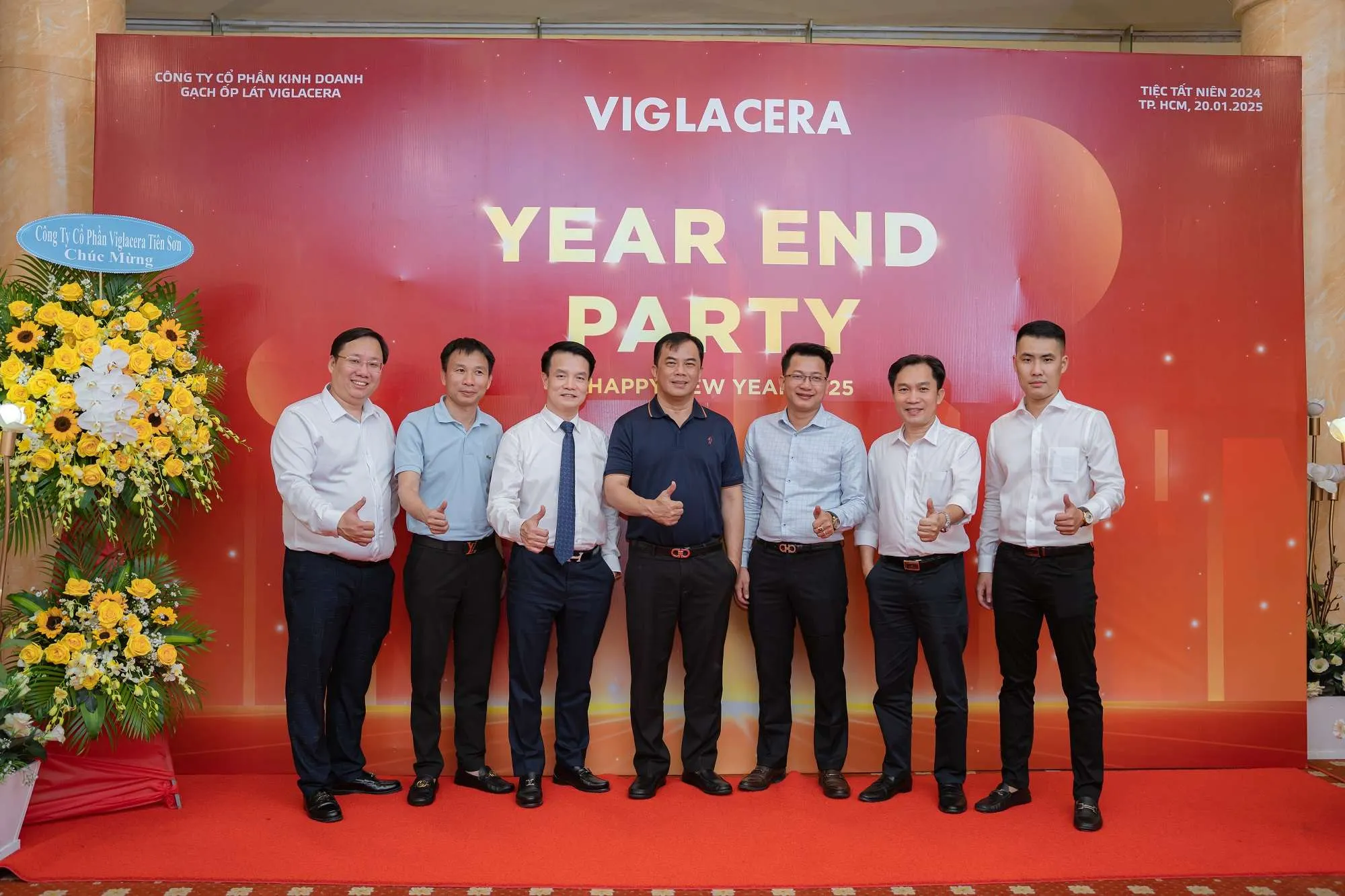 VIGLACERA MIỀN NAM TƯNG BỪNG TỔ CHỨC TIỆC TẤT NIÊN MỪNG XUÂN ẤT TỴ 2025