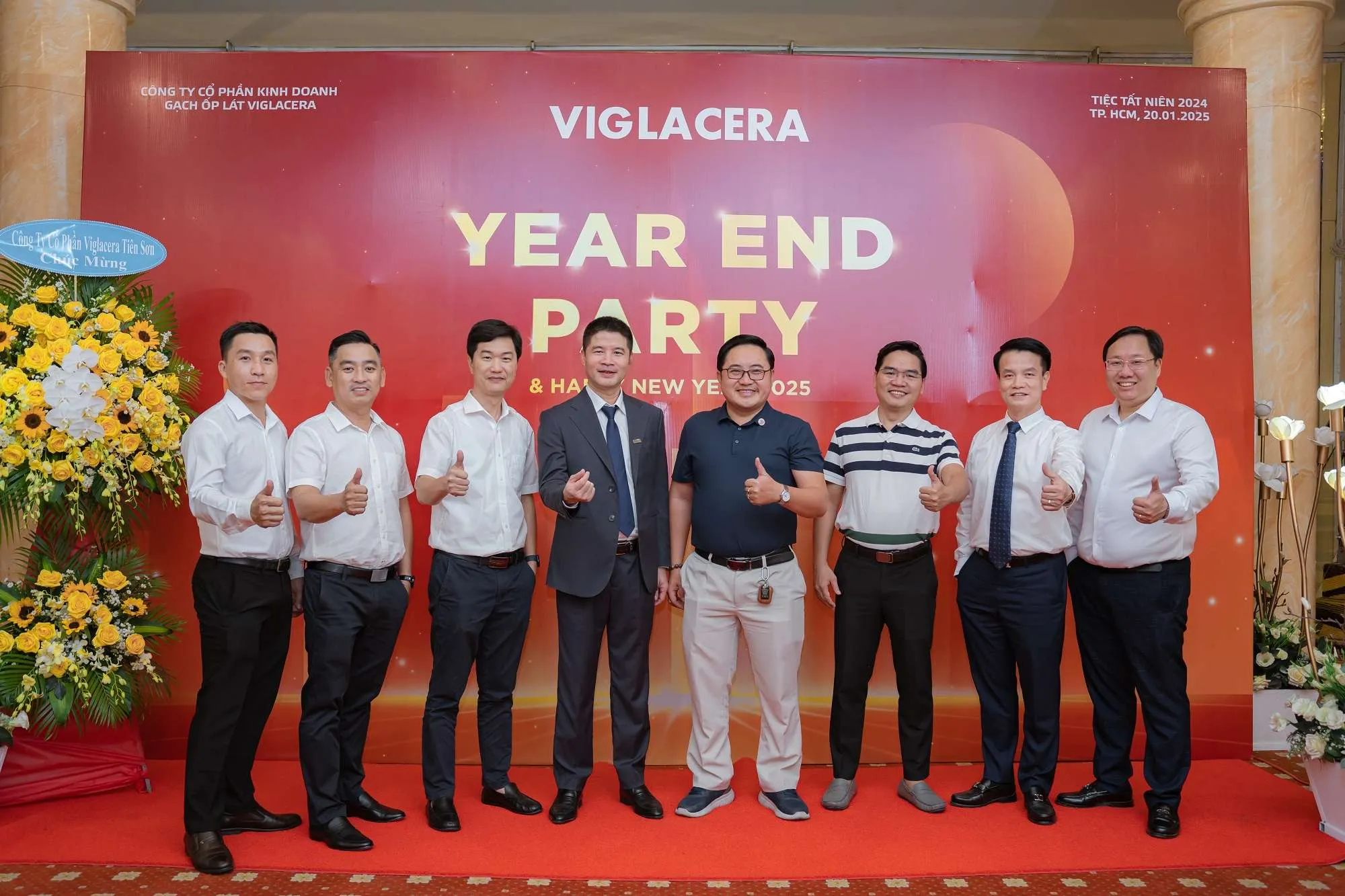 VIGLACERA MIỀN NAM TƯNG BỪNG TỔ CHỨC TIỆC TẤT NIÊN MỪNG XUÂN ẤT TỴ 2025