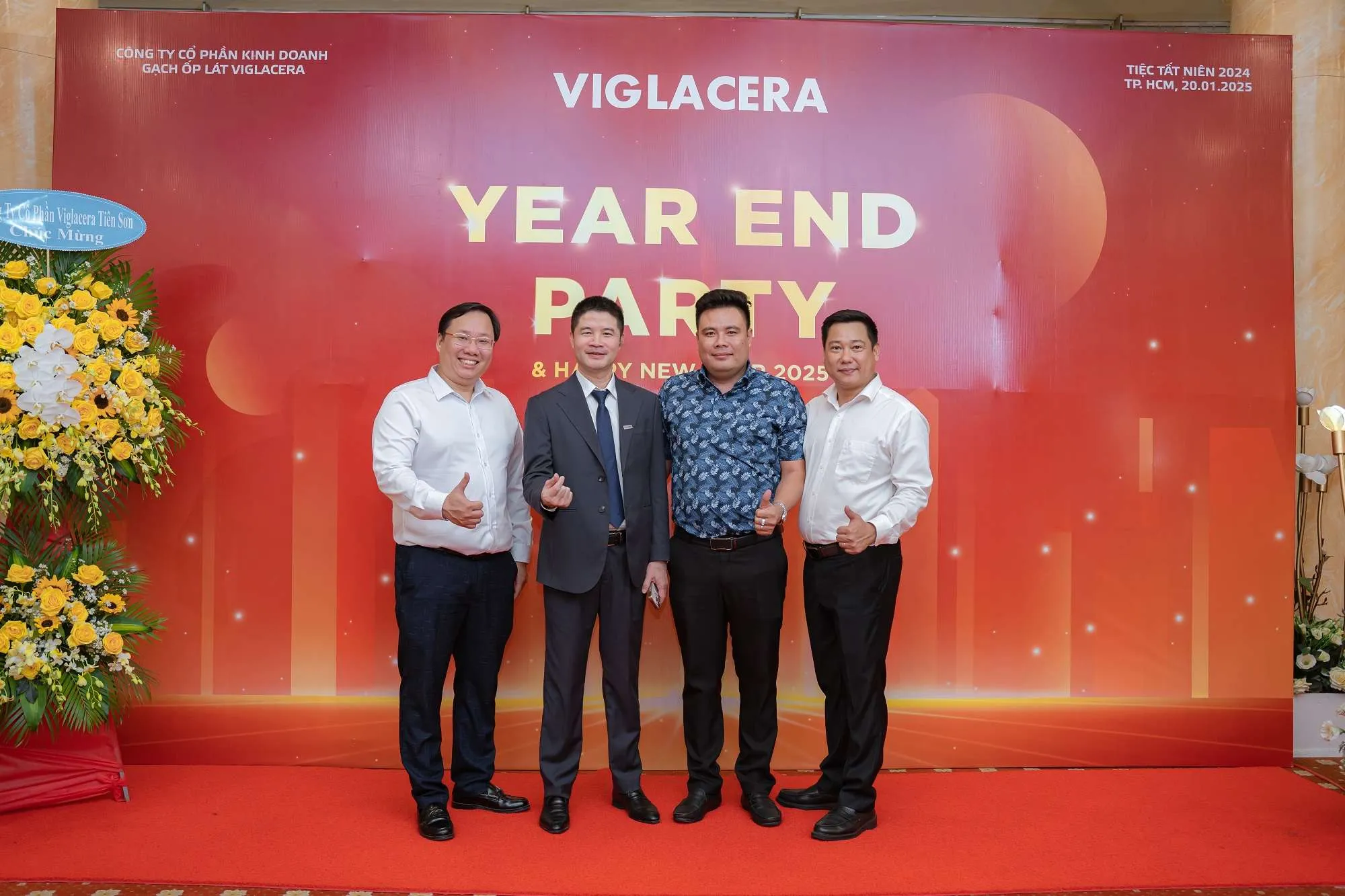 VIGLACERA MIỀN NAM TƯNG BỪNG TỔ CHỨC TIỆC TẤT NIÊN MỪNG XUÂN ẤT TỴ 2025