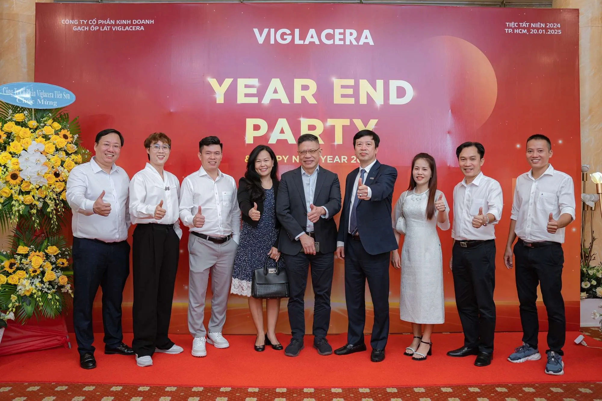 VIGLACERA MIỀN NAM TƯNG BỪNG TỔ CHỨC TIỆC TẤT NIÊN MỪNG XUÂN ẤT TỴ 2025