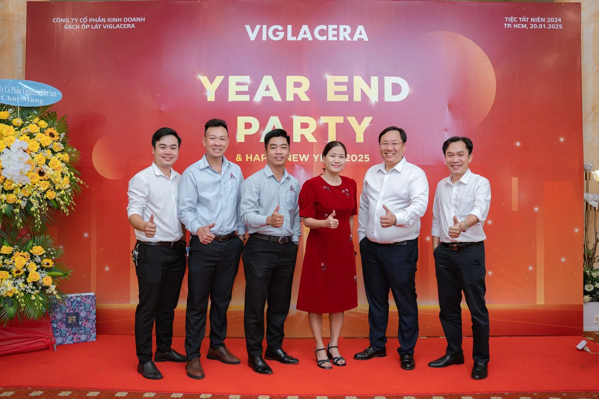 VIGLACERA MIỀN NAM TƯNG BỪNG TỔ CHỨC TIỆC TẤT NIÊN MỪNG XUÂN ẤT TỴ 2025