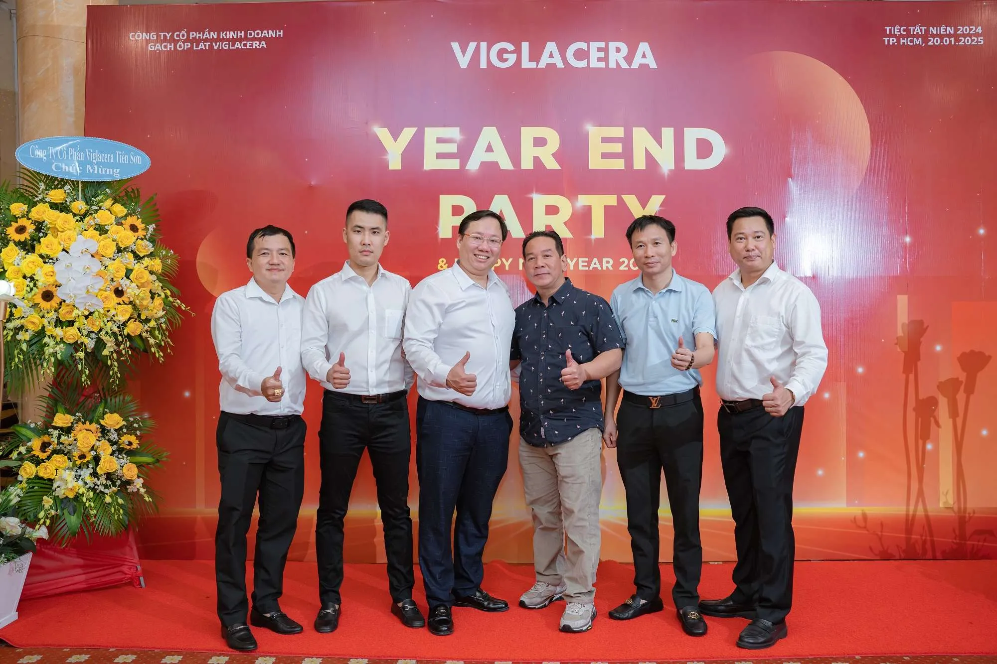 VIGLACERA MIỀN NAM TƯNG BỪNG TỔ CHỨC TIỆC TẤT NIÊN MỪNG XUÂN ẤT TỴ 2025