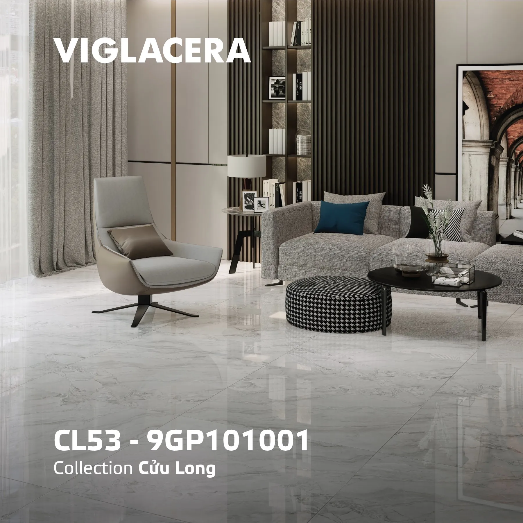 GẠCH KÍCH THƯỚC LỚN 100X100 CM VIGLACERA: GIẢI PHÁP TỐI ƯU CHO KHÔNG GIAN HIỆN ĐẠI
