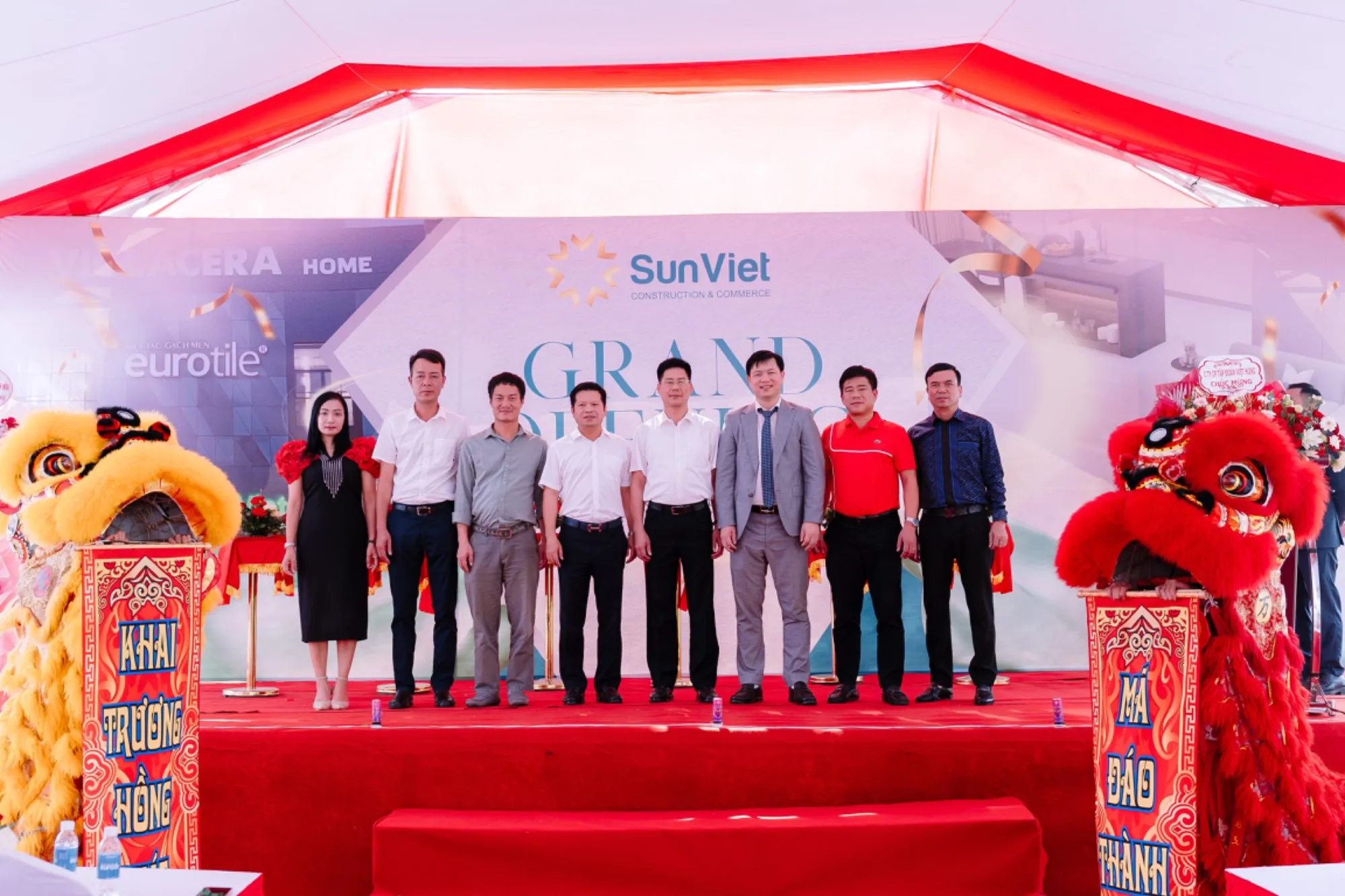 VIGLACERA THAM DỰ KHAI TRƯƠNG SHOWROOM SUNVIET – CHI NHÁNH ĐÔNG HẢI, THANH HÓA