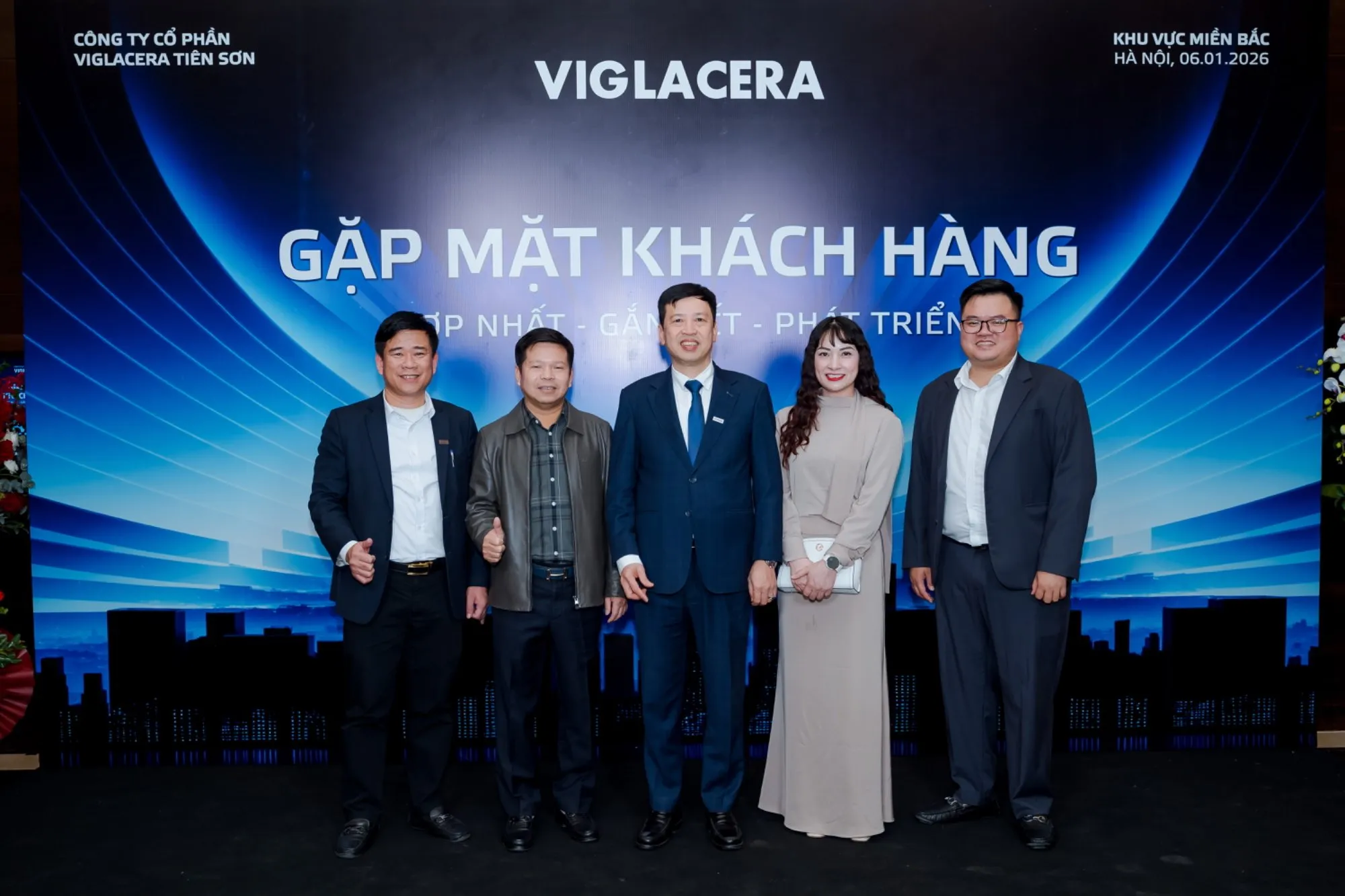 CÔNG TY CỔ PHẦN VIGLACERA TIÊN SƠN GẶP MẶT KHÁCH HÀNG 2026 TẠI MIỀN BẮC VỚI CHỦ ĐỀ “HỢP NHẤT – GẮN KẾT – PHÁT TRIỂN”
