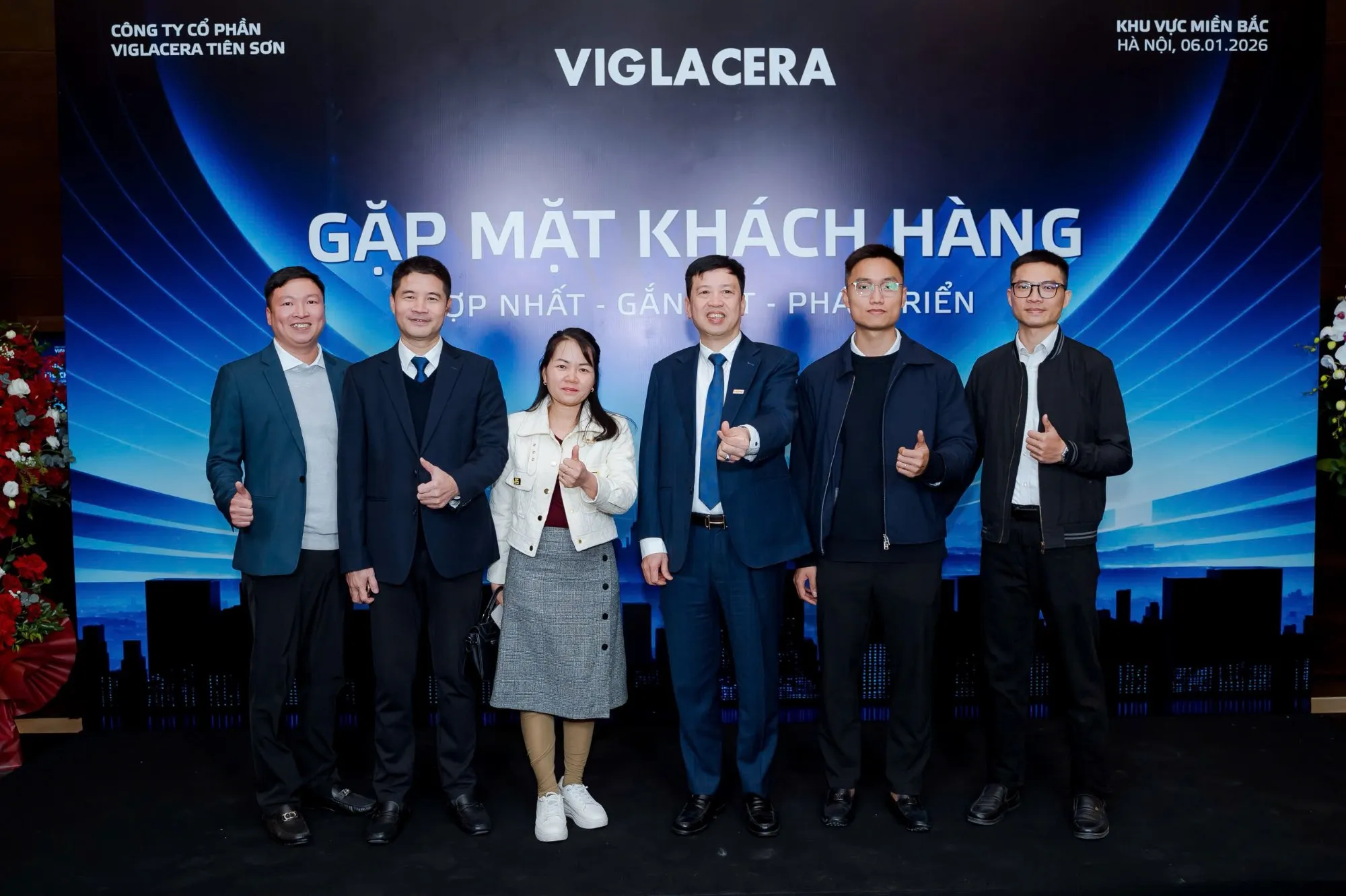 CÔNG TY CỔ PHẦN VIGLACERA TIÊN SƠN GẶP MẶT KHÁCH HÀNG 2026 TẠI MIỀN BẮC VỚI CHỦ ĐỀ “HỢP NHẤT – GẮN KẾT – PHÁT TRIỂN”